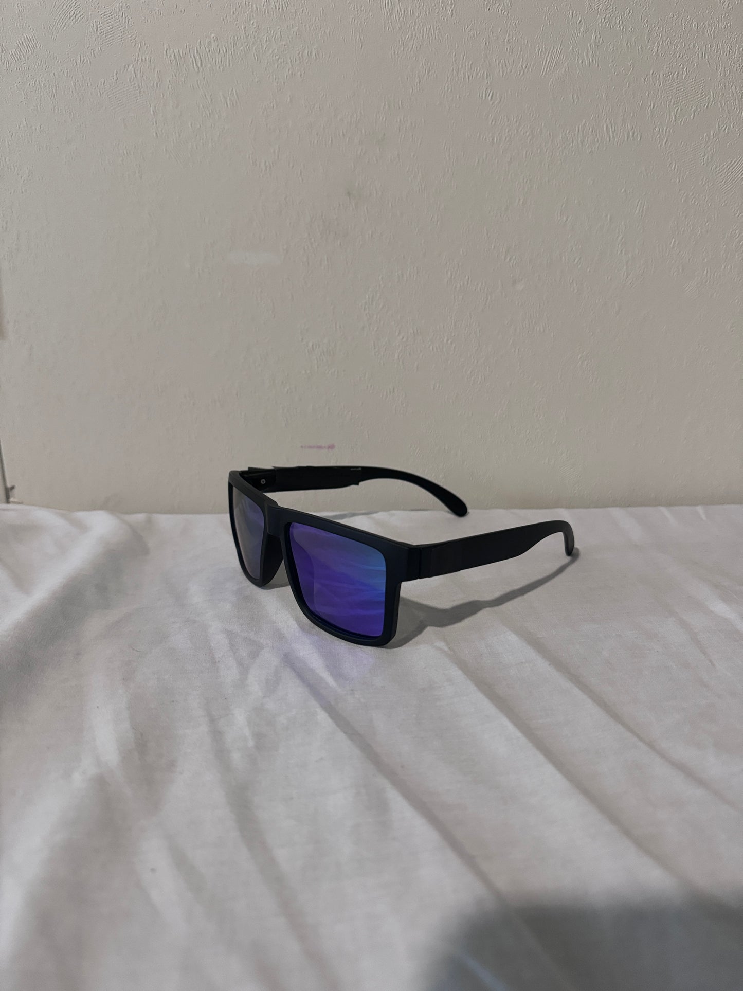 Square Sunglasses Matte Black Frame Dark Smoke heats Z80 Protection NEW