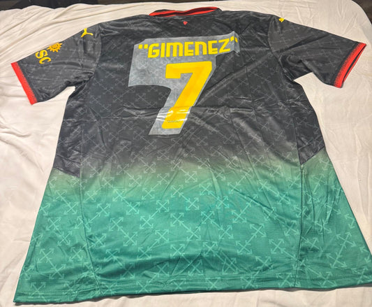 AC MILAN AWAY GIMÉNEZ #7 JERSEY.